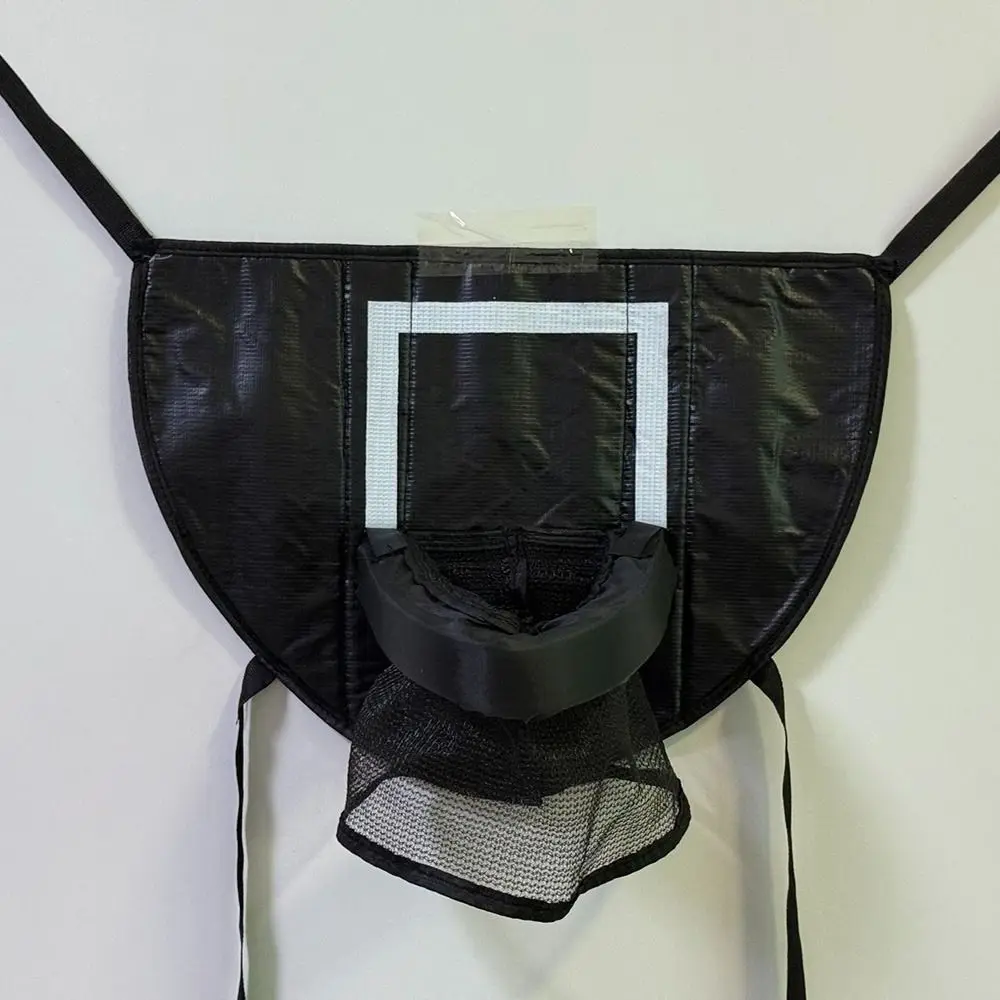 折りたたみ式トランポリンバスケットボールフープキット安全楽しいポータブルバスケットボールフープおもちゃポンプとボール付きユニバーサル