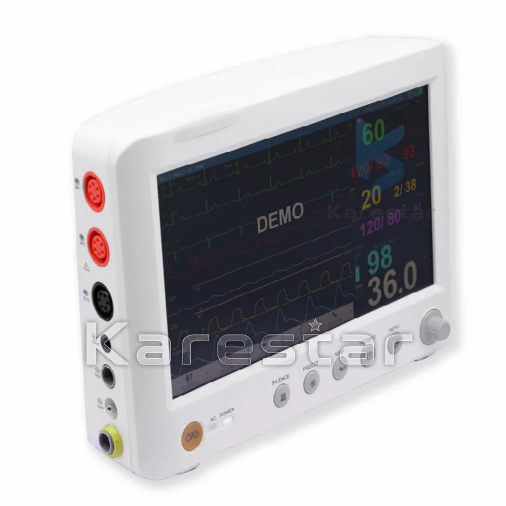 Vital Signs Monitor Electric Powered Multi-Parameter Patient Monitor for Vet Hospitals Patient Monitor