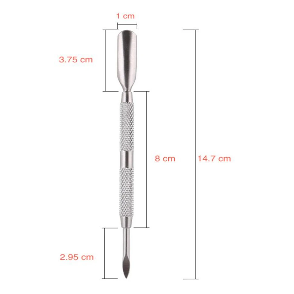 3 개/대 프로 스테인레스 스틸 네일 아트 커터 가위 2 가지 방법 큐티클 클리퍼 푸셔 데드 스킨 리무버 키트 매니큐어 페디큐어 도구