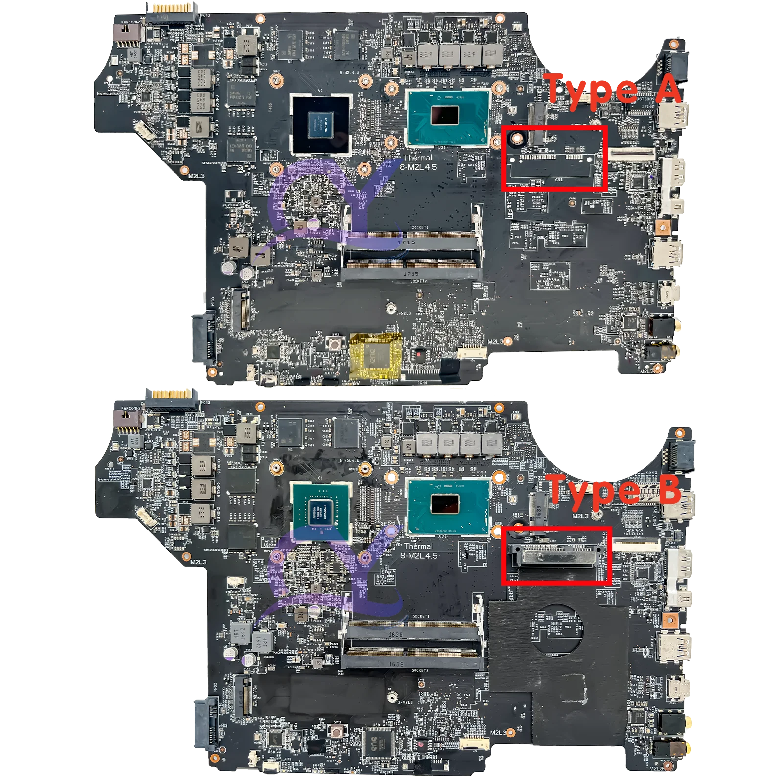 KEFU MS-16J91 Laptop Mainboard For MSI MS-16J9 GL62M GE62VR GP62VR GL62 Notebook Motherboard i5-7300HQ I7-7700HQ GTX1050-4GB/2GB