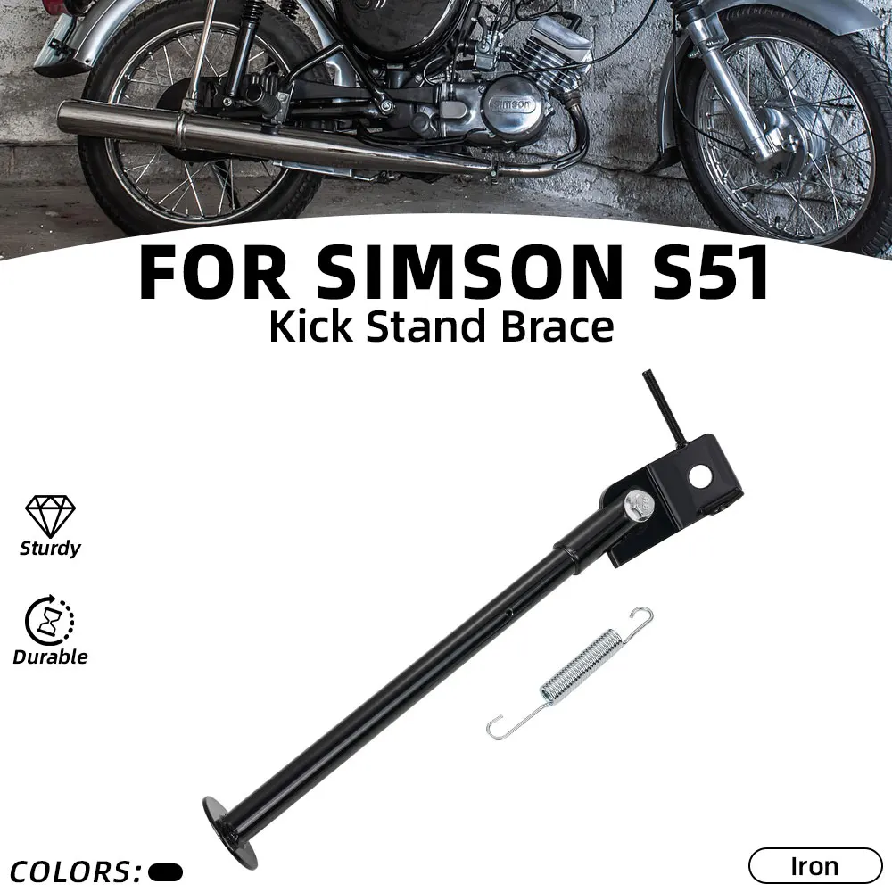 

Motorcycles Accessories Kickstand Bracket Support Foot Side Kick Stand Brace For S50 S51 S70 KR51/2 Dirt Off-Road Bike Moto Part