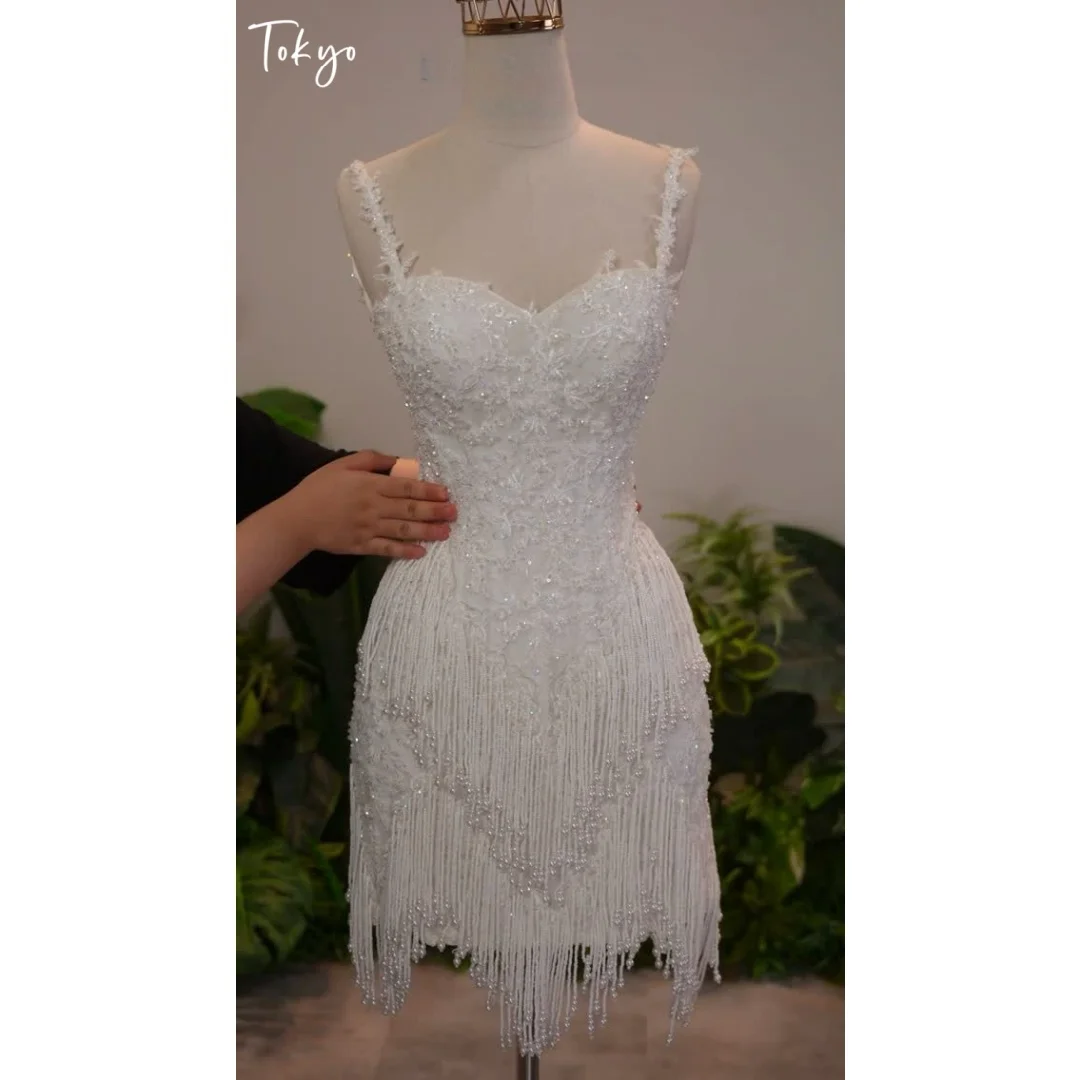 Tokyo Customized Sweetheart Neck Lace Appliques Prom Dress Sleeveless Lace vestidos de noche Glam Sexy Vintage Evening Dresses