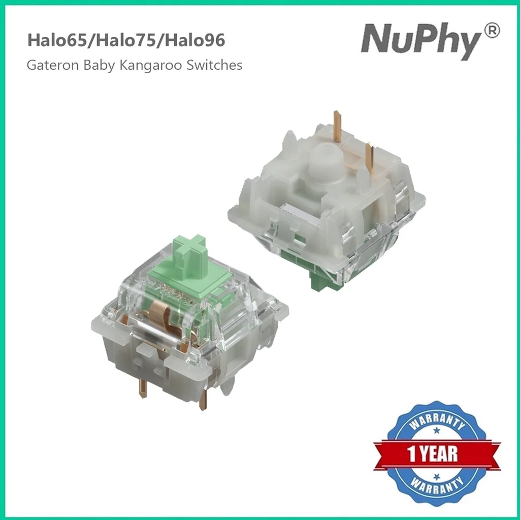 NuPhy Gateron Baby Kangaroo Switches (110PCS) Tactile Switch