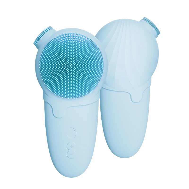 Rechargeable Waterproof Sonic Facial Cleansing Brush - Portable Home Face Cleansing Tool