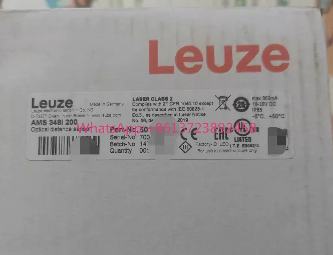 

Leuze AMS 348i 200 Laser Rangefinder, High Quality