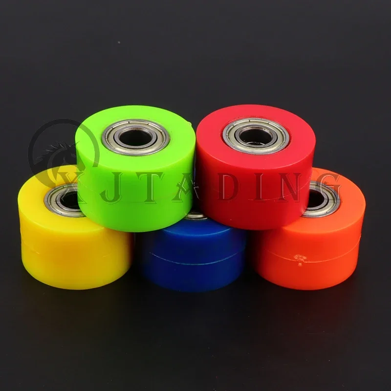 8mm/10mm Drive Chain Pulley Roller Slider Tensioner Wheel Guide For CRF YZF EXC RMZ KLX Enduro Dirt Pit Bike Motorcycle ATV Quad