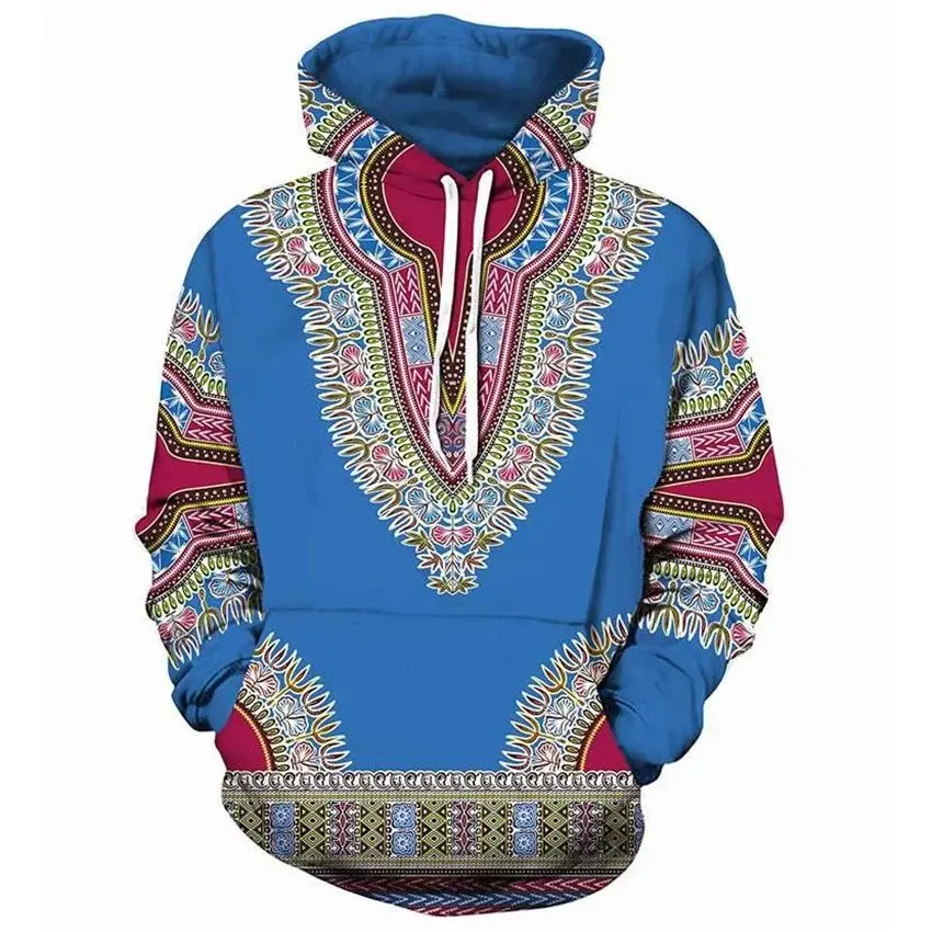 Ethnic Style Spring Autumn Men's Hoodie Street Trend Casual Hip Hop Personality Loose Quality Daily Casual Fashion Clothing