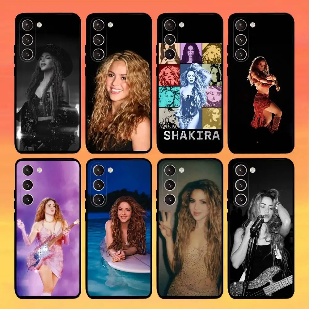 

Singer S-Shakira Phone Case For Samsung Galaxy A73,A72,A71,A70,A52,A51 Others Soft Black Cover