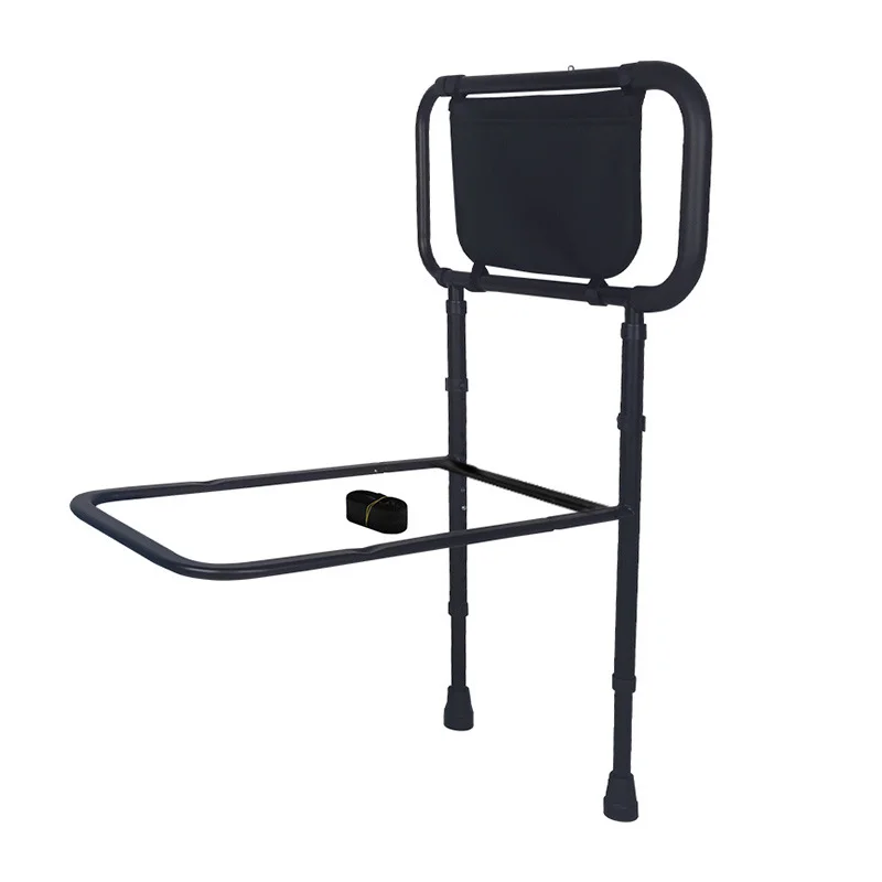 أفضل بيع قابل للتعديل للطي ارتفاع قابل للتعديل السرير السكك الحديدية لكبار السن مع جيب التخزين جناح طبي استخدام مساند للذراعين في المستشفى #1