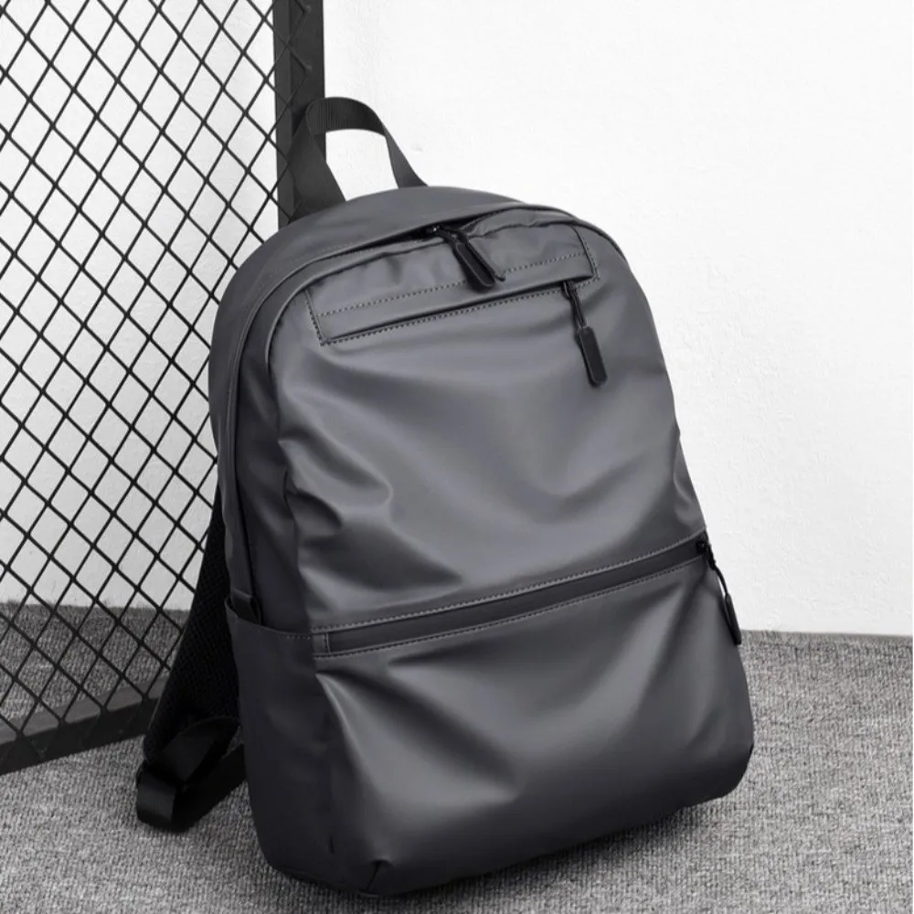 حقيبة ظهر كاجوال للرجال ذات سعة كبيرة مقاومة للماء باللون الأسود حقيبة سفر ترفيهية متعددة الجيوب حقيبة مدرسية للطلاب في الهواء الطلق #2