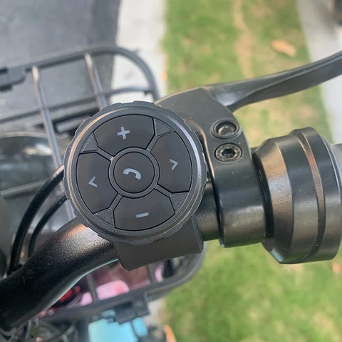 Беспроводной пульт дистанционного управления Bluetooth, водонепроницаемая BT 5,3 гарнитура для мотоциклетного шлема, контроллер, велосипедный руль, медиа-контроллер с кнопками