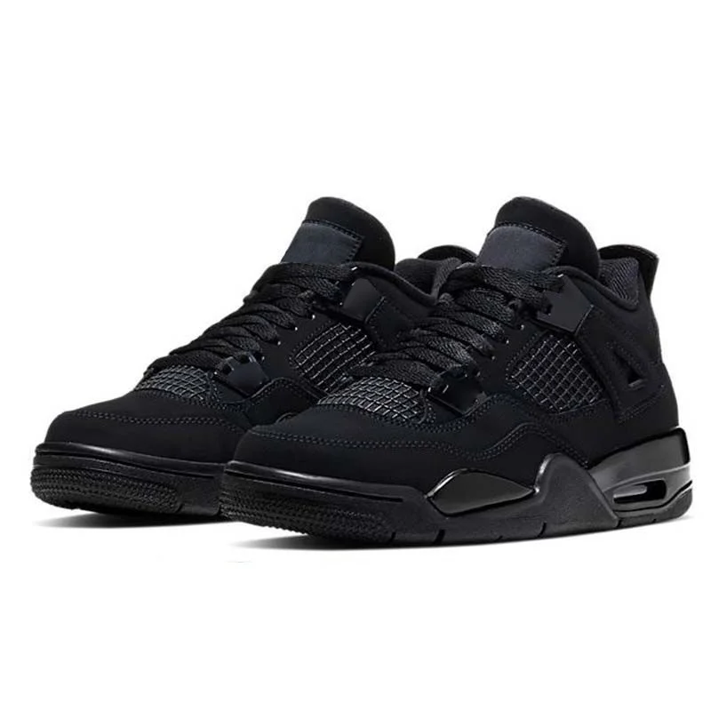 2025 Retro 4 4S SE 95 Neon Blue Union Noir Negro Mujeres Hombres Zapatillas deportivas Zapatillas de baloncesto OA