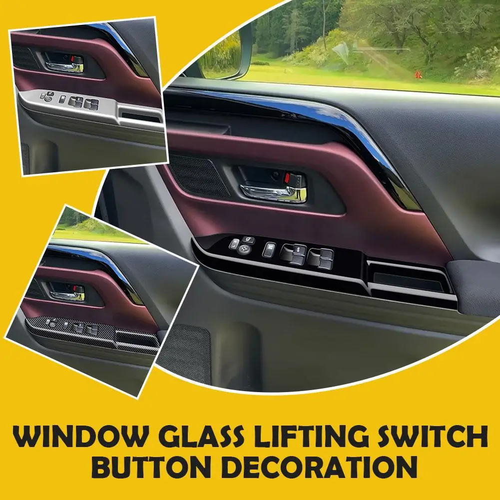 Suitable For Suzuki SPACIA Custom M K54S M K94S 2024 Window Glass Lift Switch Button Decorative Frame RHD J4J2