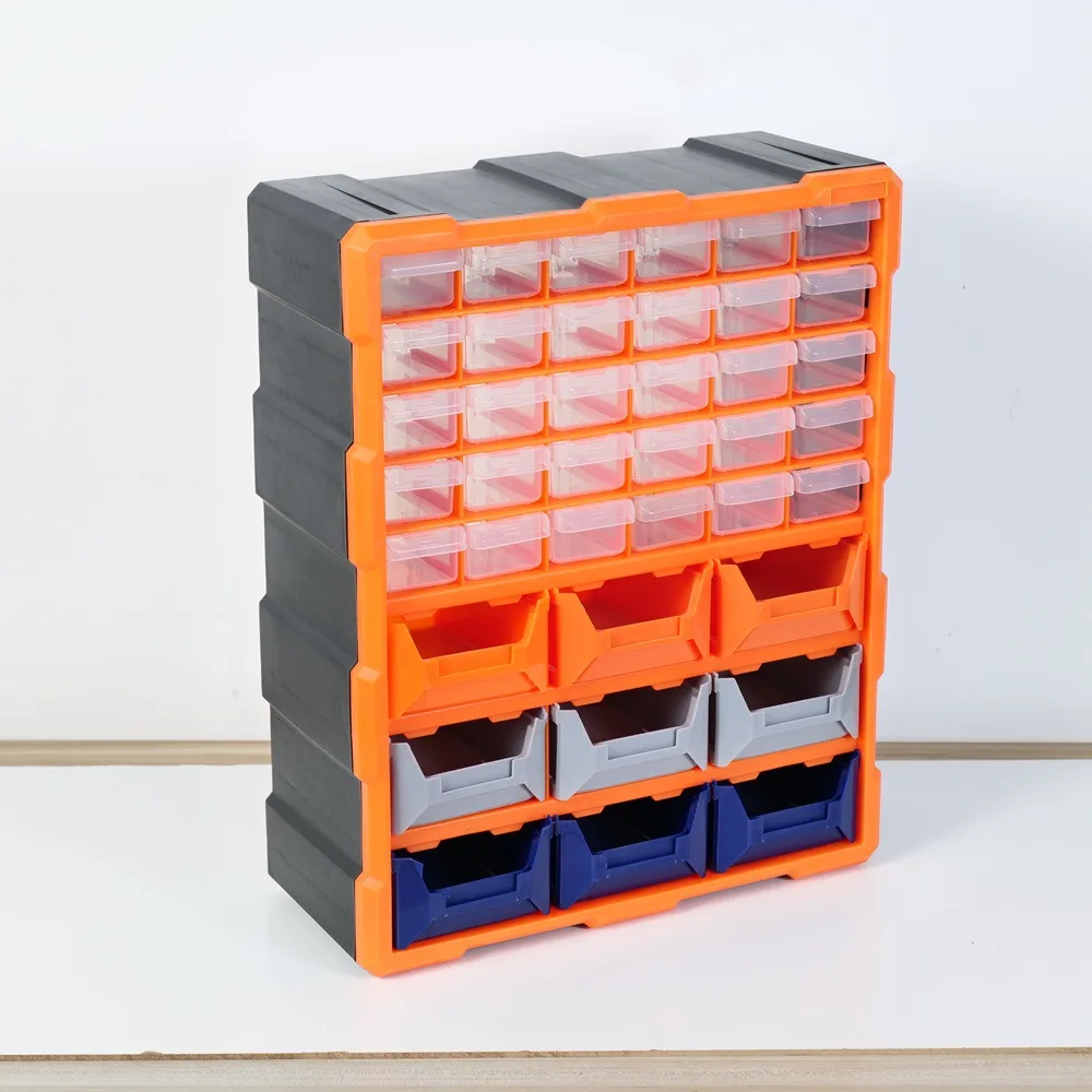 Hardware tool storage box multi-layer drawer chest square