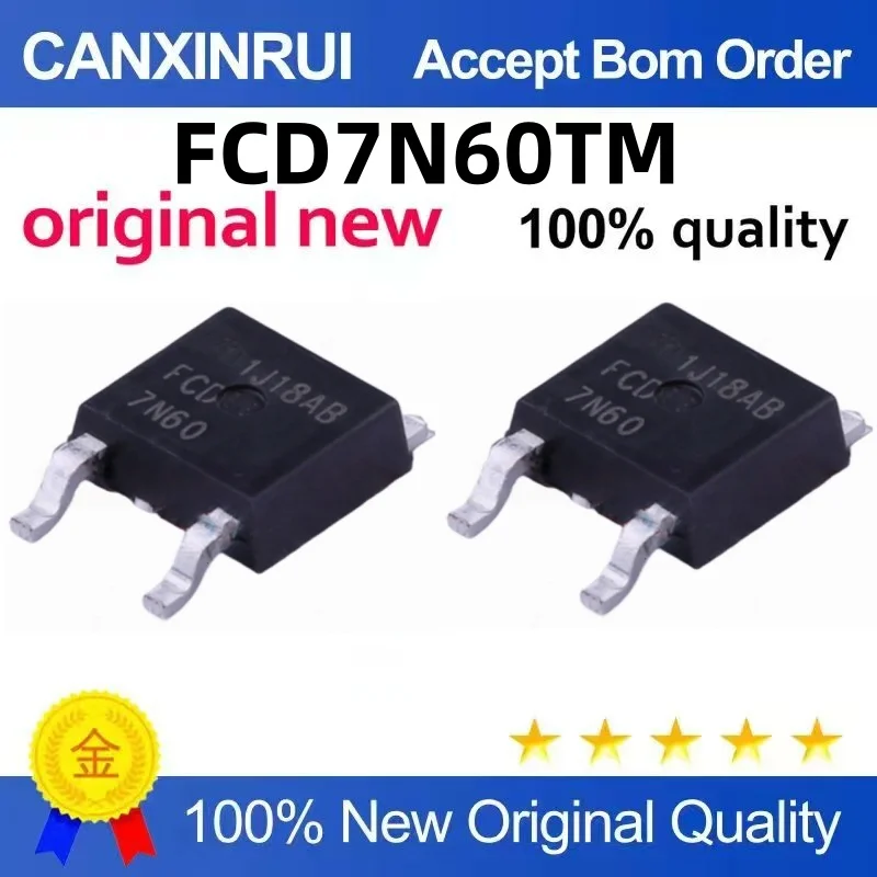 (10-300piezas)The new FCD7N60TM FCD7N60 TO-252 SMD MOS Tube Triode is a starting shot