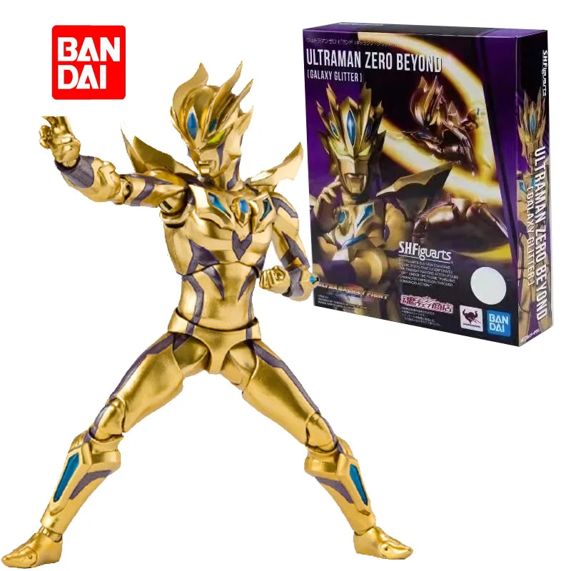 Bandai SHF Ultraman Beyond Figure Model Moving Doll Decorations Gold SHF Shine Unlimited Ultraman Zero Children's Gifts