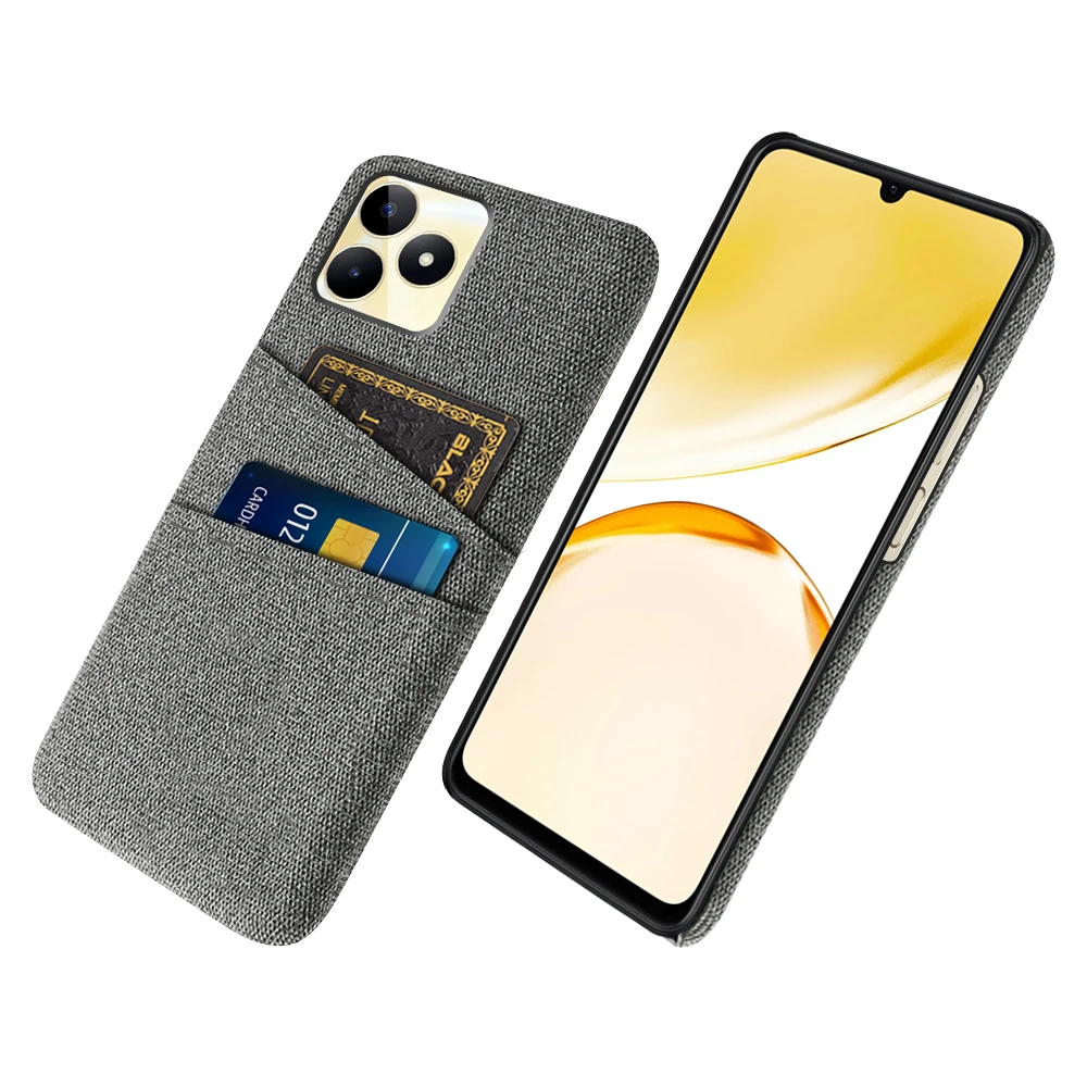 Für oppo realme narzo n53 fall luxus stoff dual karten abdeckung für oppo realme narzo n53 4g 6.74 "rmx3761 capa funda