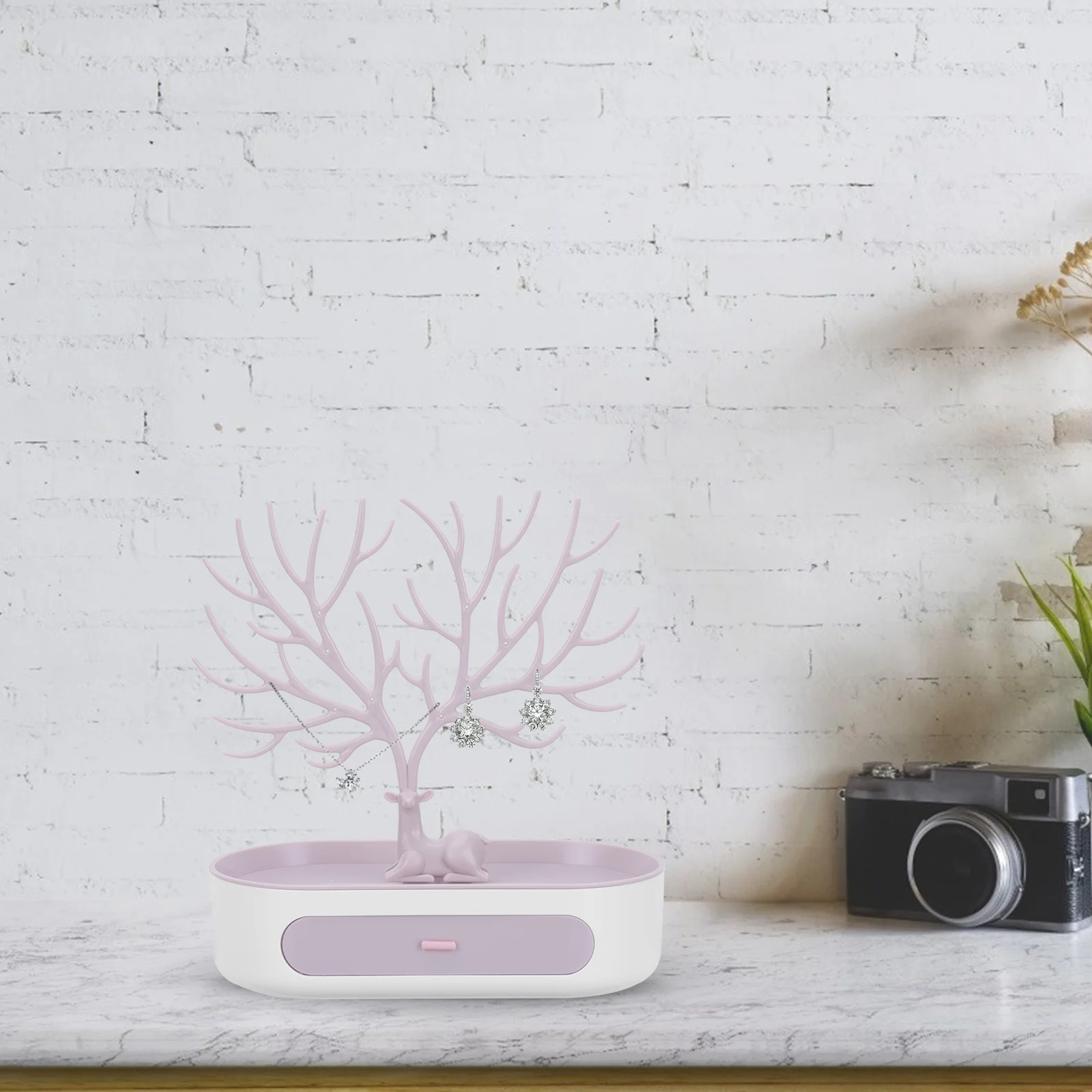 

1 шт., ящик для хранения оленя, органайзер для ювелирных изделий, настольный поднос, держатель для косметики, лоток для хранения оленя, настольное украшение