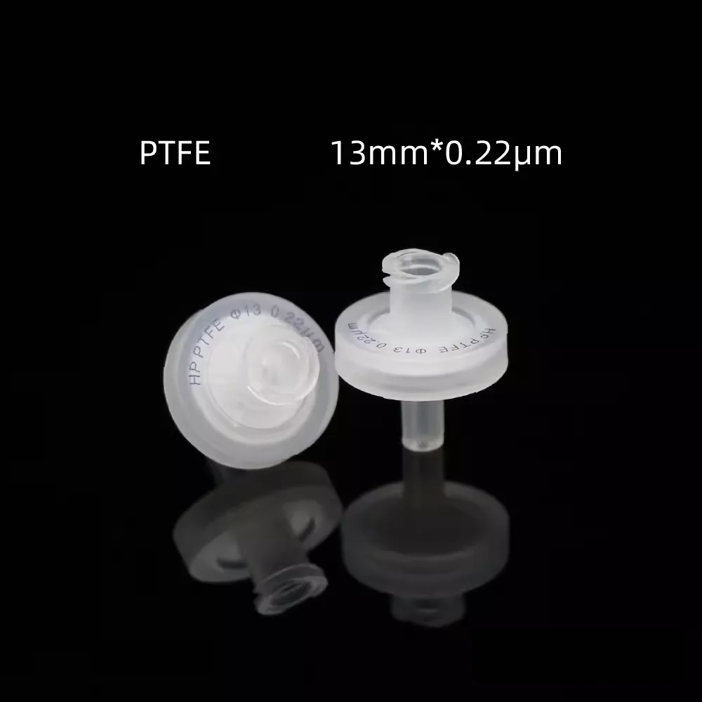 20pcs/lot 13mm 25mm Disposable Micro sample Filter with 0.2/0.45um hydrophobic PTFE Membrane Lab liquid chromatography