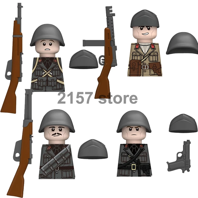 الولايات المتحدة المحمولة جوا 101ST أرقام الجندي اللبنات ضابط حرب فيتنام الجيش المحارب المشاة العسكرية بندقية الأسلحة الطوب لعبة Z009 #4