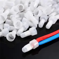 100/500pcs CE Type CE-1 CE-2 CE-5 Wire Terminal Pressure Line Nylon Closed End Crimp Caps Connector Car Cable Crimp Splice