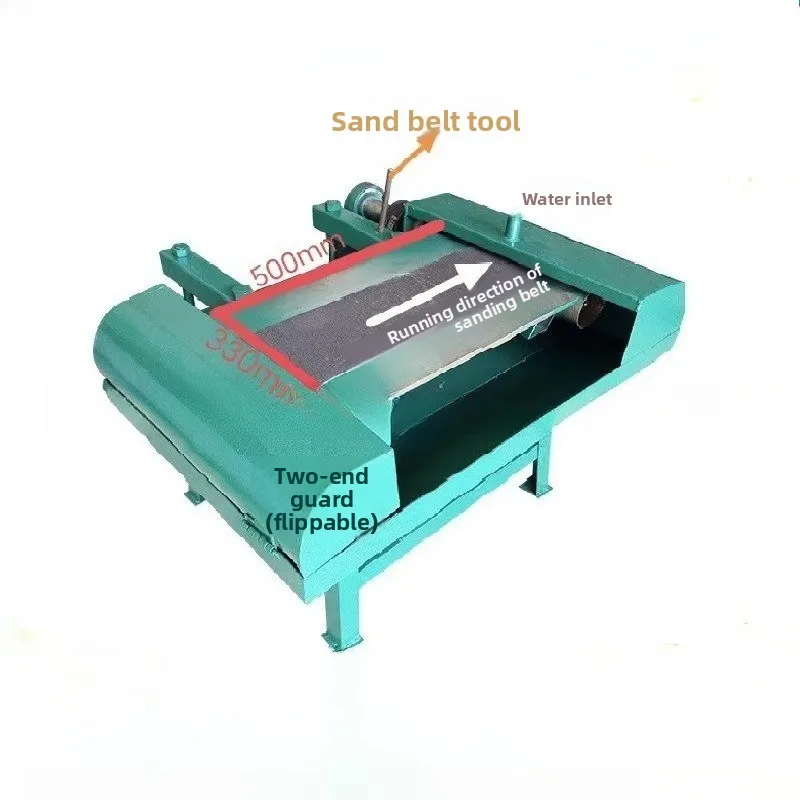 

Desktop dry grinding hose machine 8 inches, special polishing machine for hardware workpieces