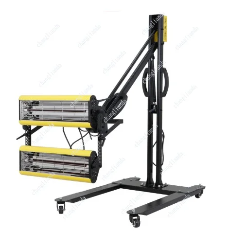 2600W Short Wave Infrared Curing Lamp Heater For Fast Drying Coatings Professional Quick Dry Paint Heating Tool