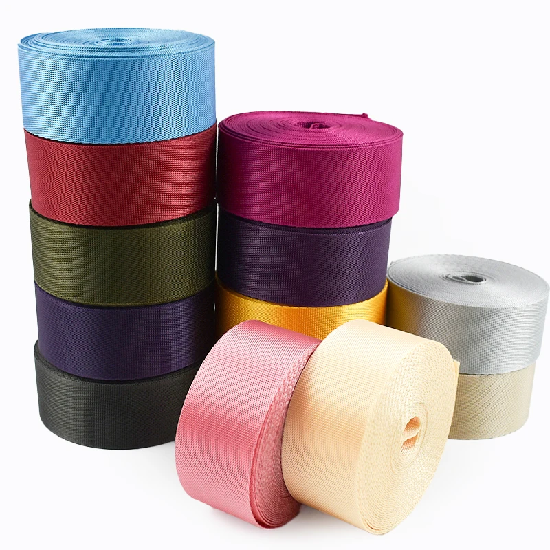 

5Meters Meetee 20-50mm Nylon Webbing Tape Ribbon Band Sewing Backpack Bag Strap Clothes Belt Bias Binding Pet Collar Accessories