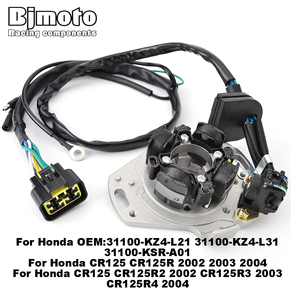 

Motorcycle Generator Stator Coil For Honda CR125 CR125R 2002 2003 2004 CR 125 CR125R2 CR125R3 CR125R4 CR250 CR250RY CR250R1