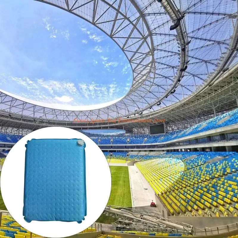 C4DE Dense Impermeable Stadium Chair Pad With Memory Spume Quick Inflate Plan For Travel Stadiums Aircraft
