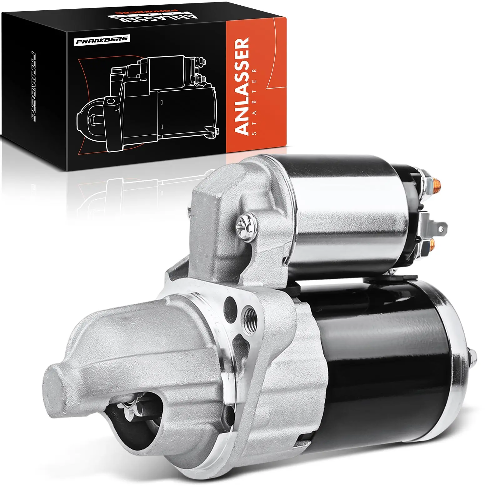 Frankberg 1x Startmotor voor VW Amarok 2HA 2HB S1B S6B S7A S7B Suzuki Grand Vitara II JT TD TE Kizashi FR SX4 EY GY 19066N
