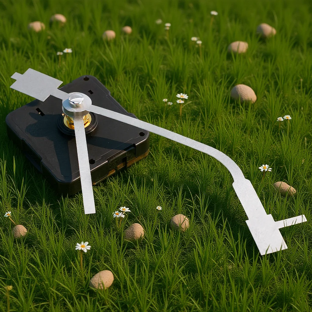 

Vinyl Record Clock Mechanism Kit with Hands for DIY Wall Clock Repair Silent Quartz Movement Replacement Parts