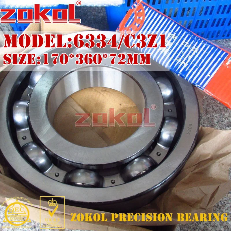 ZOKOL 6322 6324 6326 6328 6330 6332 6334 C3 Z1 Deep Groove Ball Bearing High Quality