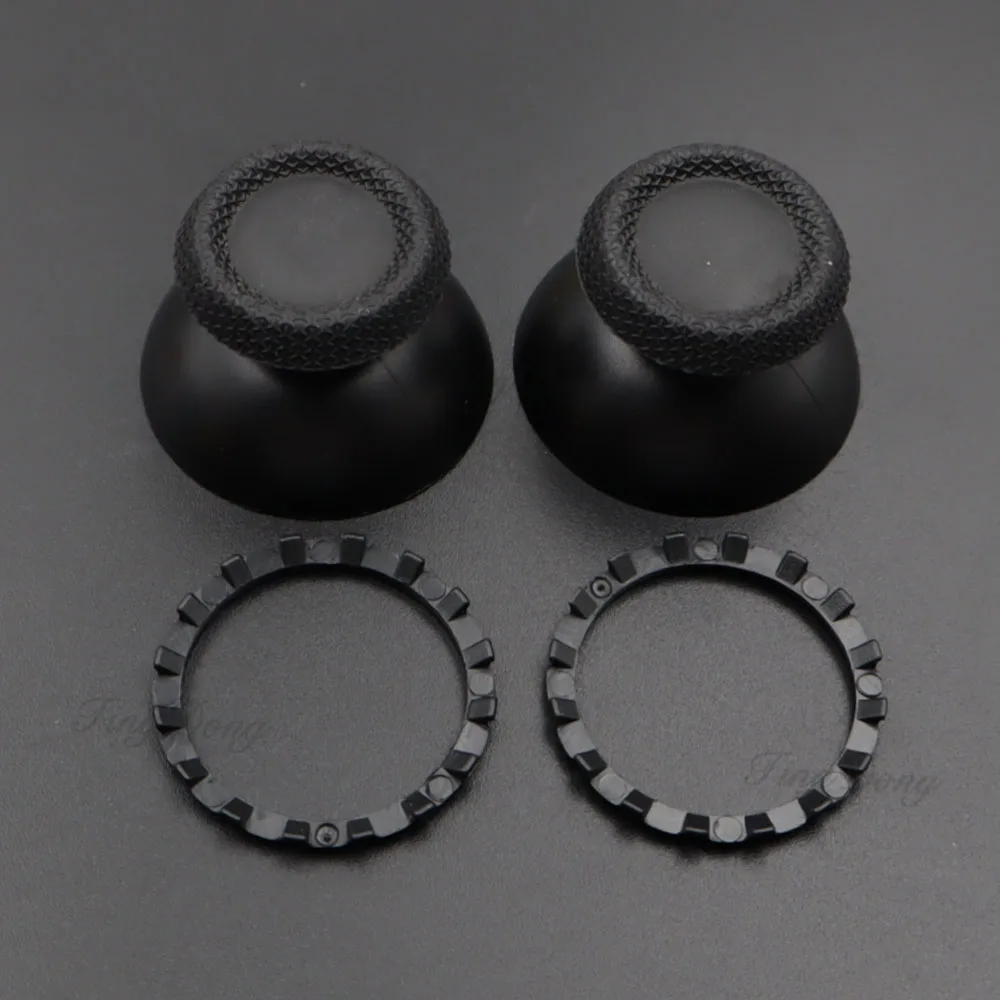1/2/3Set 3D Joystick Thumbstick Caps & Accent Rings For PS5 DualSense Controller Mushroom Cap Replacement Decor Accessories view 4