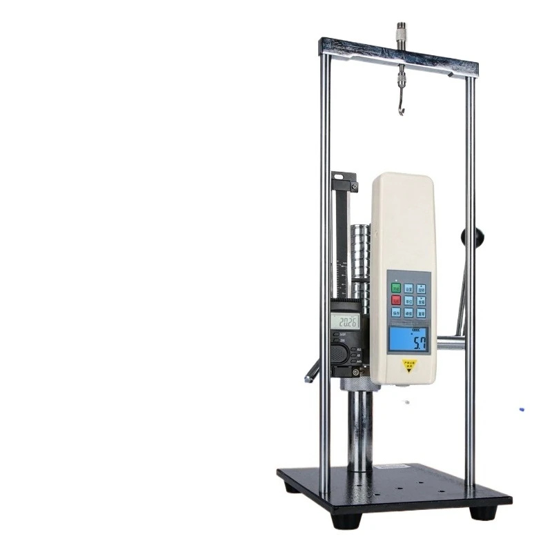 The load value of the hand-pressed tensile and compression test stand is 500N tensile force meter