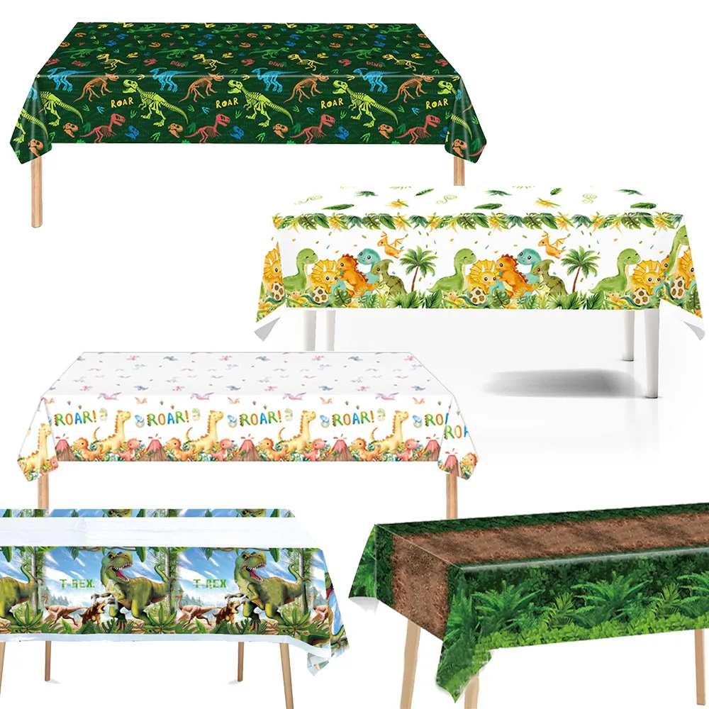Dinosaurier Thema Einweg Tischdecke Geburtstag Party Dekoration Kinder Junge Baby Dusche Dschungel Party Dinosaurier Tisch Abdeckung Liefert – Detail 1
