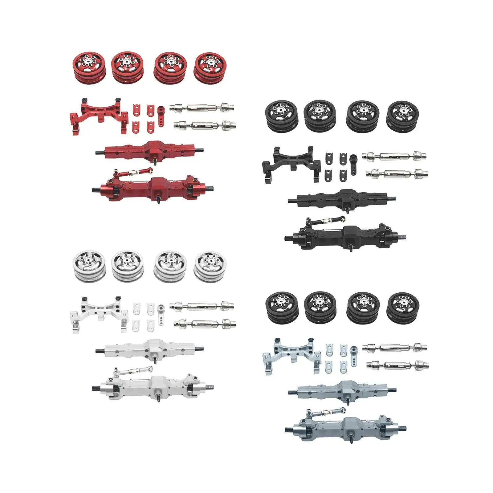 

1/10 RC Car Accessories Toy Car Parts Set Driveshaft Modification Wheel Hub DIY Tools Remote Control Car Supplies Trucks Toy