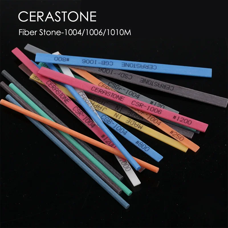 1pcs Japan CERASTONE 1004 1006 1010 D3 Round Ceramic Fiber Stone for Mold Die Metal Fine Polishing Abrasive Stick Grits120~1200