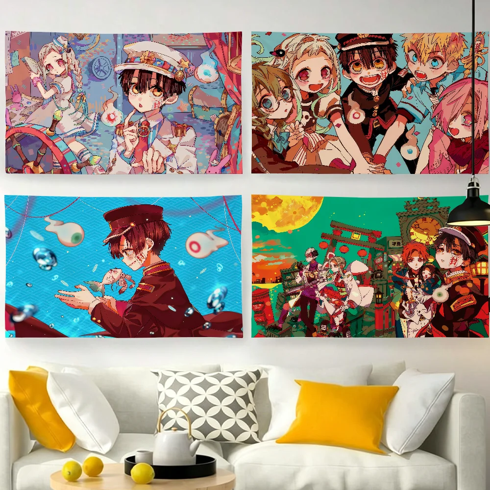 Anime Toilet B-Bound Hanako Kun flag For Garden Party Living Room Home Wall Decor Banner Bedroom Outdoor Tapestry