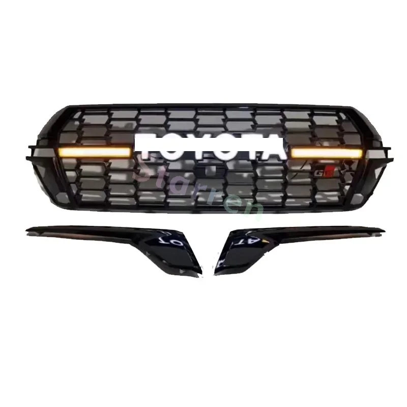 high quality Auto Car front bumper led light Front Middle Grille  For Land Cruiser 2016-2021 LC200 fj200customcustom