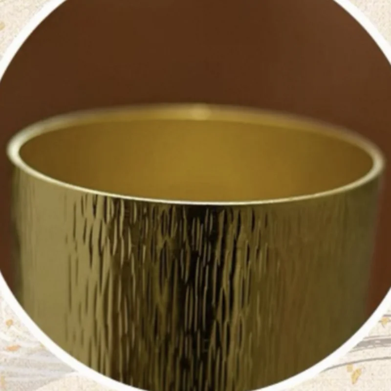 كوب قهوة كلاسيكي من النحاس النقي، نسيج شجرة مصنوع يدويًا، إفطار، حليب البغل، كوب عصير 400 مل، أدوات مائدة بهلوان الشاي