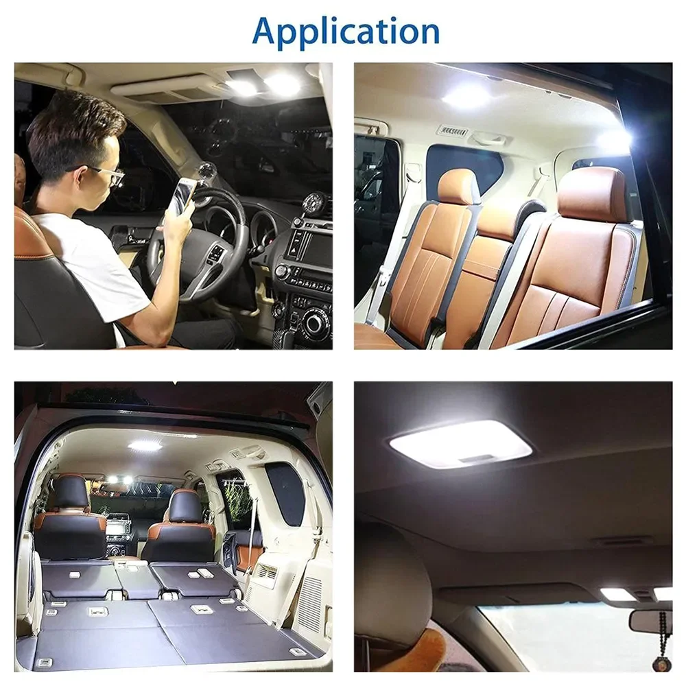 Car Interior Dome Light Indoor Roof Ceiling Lamp 36led Universal Trunk Reading Light Replacement Parts