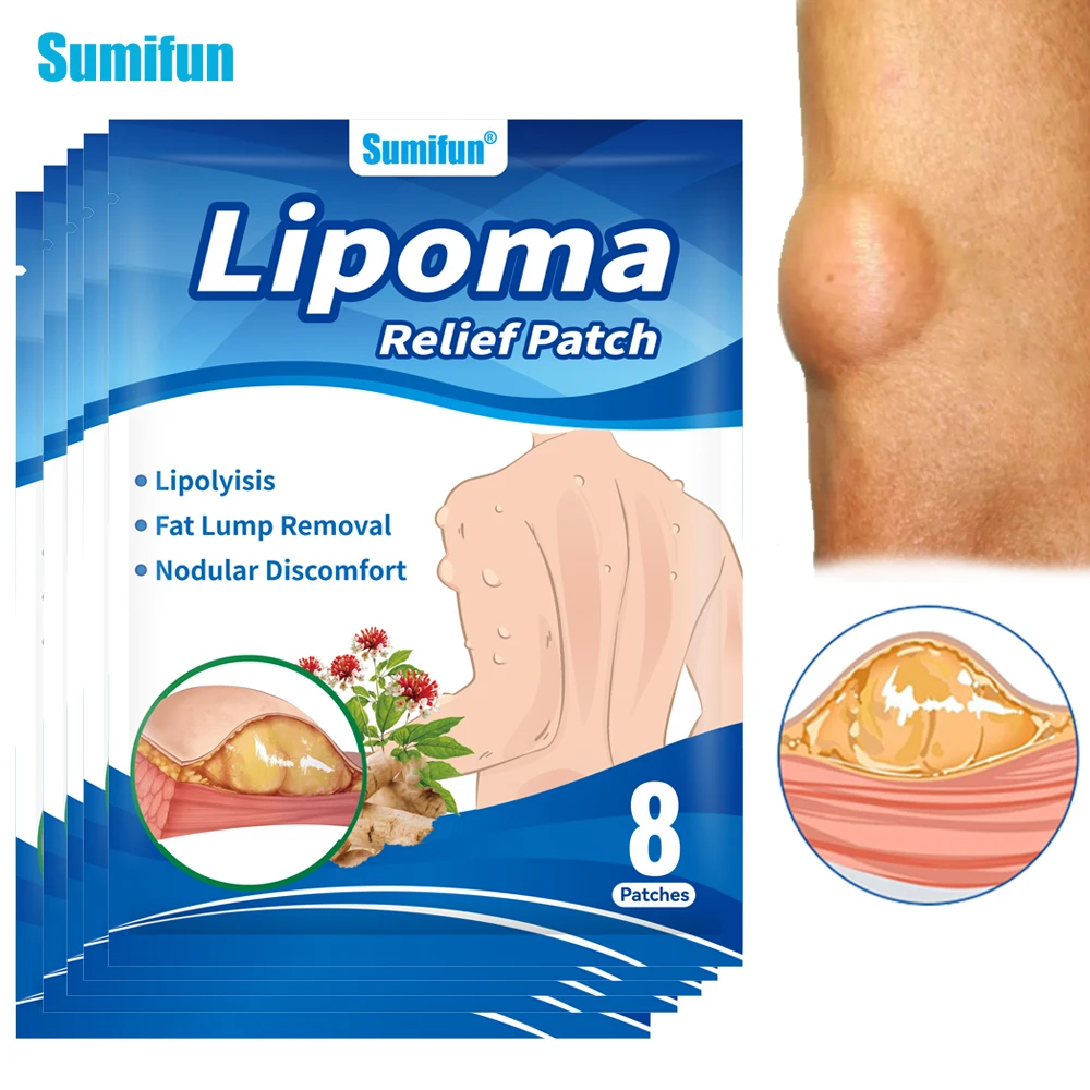 

8-40pcs Lipoma Removal Patch Reduce Inflammation Subcutaneous Fat Lump Nodular Care Sticker Skin Tumor Swelling Relief Plaster