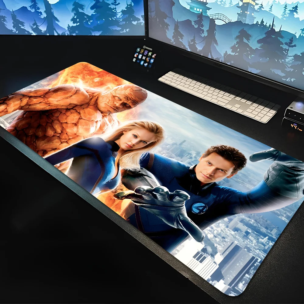 

1pc hot superhero Fantastic Four Non-slip Mouse Pad Suitable For Office Computers Laptops E-sports Game Desk Mats XXL Keyboard