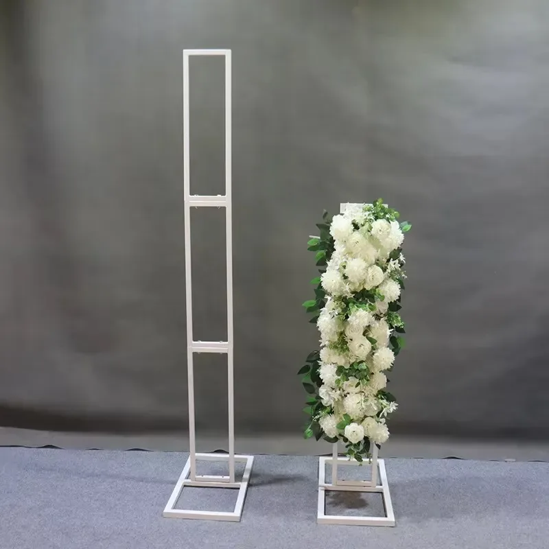 Foldable Removable Rectangular Metal Arch Rack for Wedding Stage Background Decoration