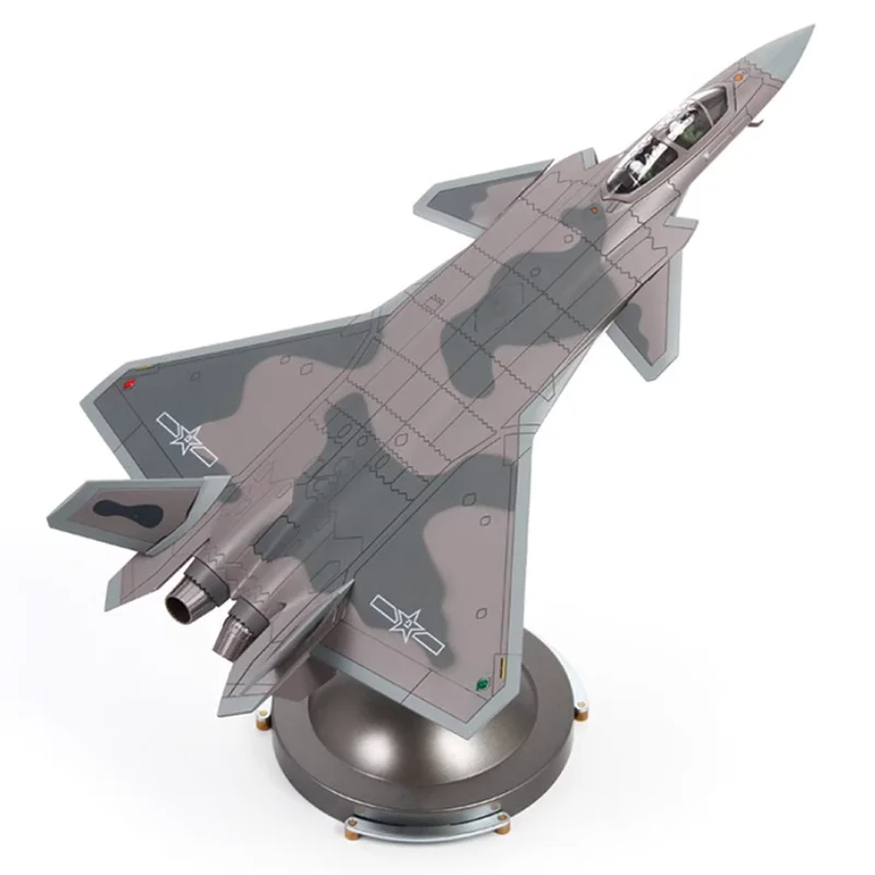

Литой под давлением масштаб 1/72 J-20S J20S, двухместный истребитель шестого поколения, модель истребителя, коллекция декоративных украшений, дисплей