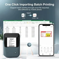 Portable Thermal Self-adhesive Labels Printer Mini Maker Pocket Printer Mobile Bluetooth Pocket Tag Price Machine NEW 5