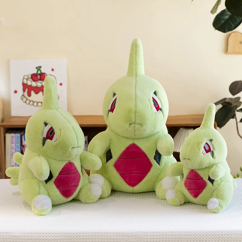 30/65cm Pokemon Larvitar peluche Kawaii Anime Cartoon enorme pokragon bambola carina peluche ripiene giocattoli per bambini regali di natale