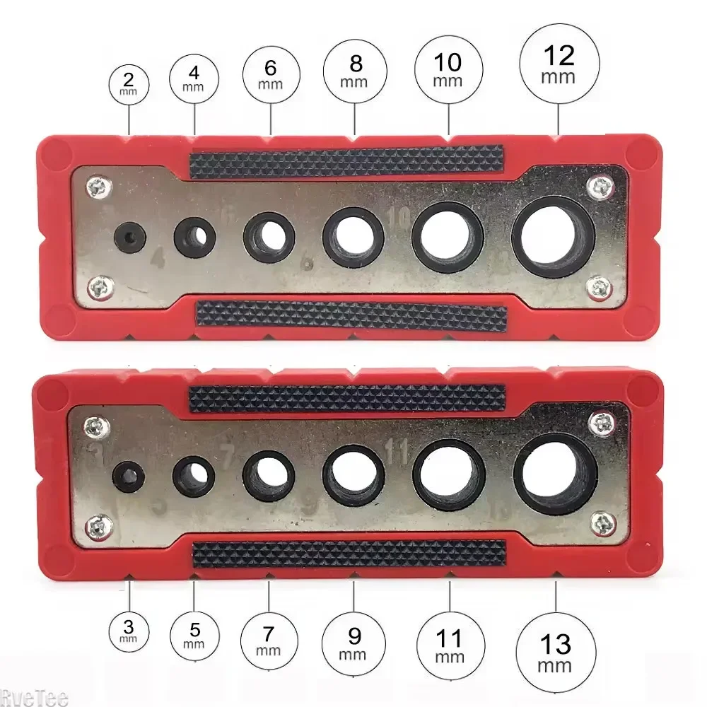 Imagem -05 - Auto-centrado Vertical Pocket Punch Hole Puncher Posicionamento Tool Drilling Guide Woodworking