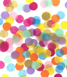 30g Confetti Colorful Tissue Paper Biodegradable Confetti Pink Circles Recyclable Birthday Wedding Red Blue Black